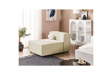 Mittmodul Beliani Aprica Beige||Black - Havemøbler - Loungemøbler - Moduler - Midtermodul havesofa