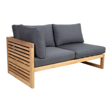 Modulsofa HOME4YOU Serenity 2-personers Højre armlæn - brun - Havemøbler - Loungemøbler - Moduler