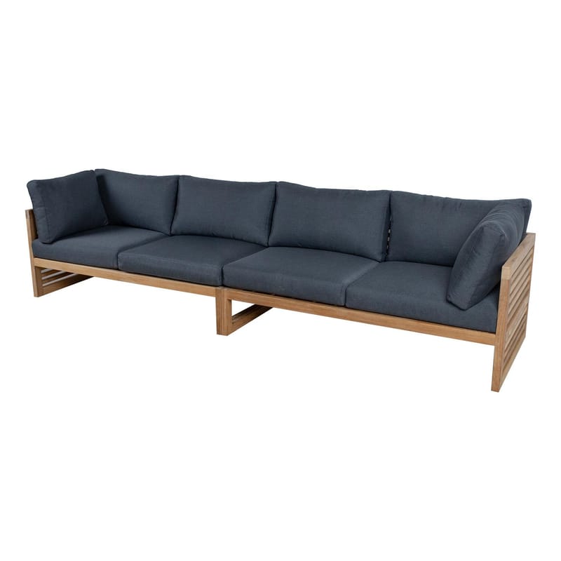 Modulsofa HOME4YOU Serenity 2-personers Højre armlæn - brun - Havemøbler - Loungemøbler - Moduler