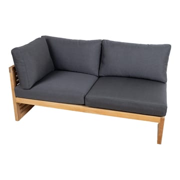 Modulsofa HOME4YOU Serenity 2-personers Højre armlæn - brun - Havemøbler - Loungemøbler - Moduler