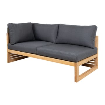 Modulsofa HOME4YOU Serenity 2-personers Højre armlæn - brun - Havemøbler - Loungemøbler - Moduler