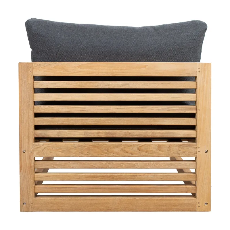 Modulsofa HOME4YOU Serenity midtermodul - Brun - Havemøbler - Loungemøbler - Moduler - Midtermodul havesofa