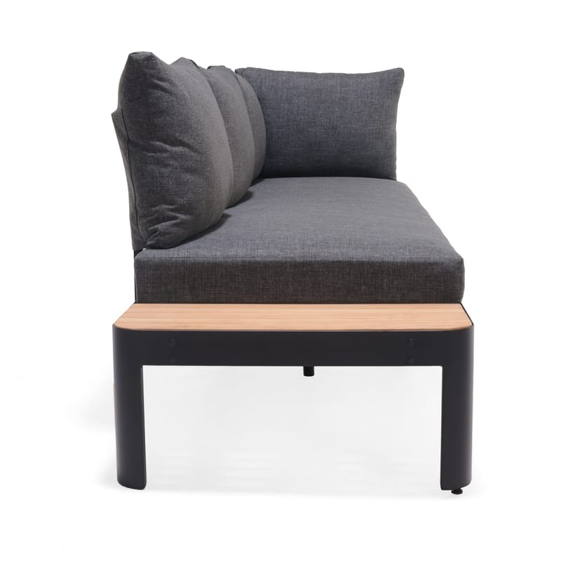 Portals Modulsofa Udendørs 3-personers - Sort - Havemøbler - Loungemøbler - Loungesofaer