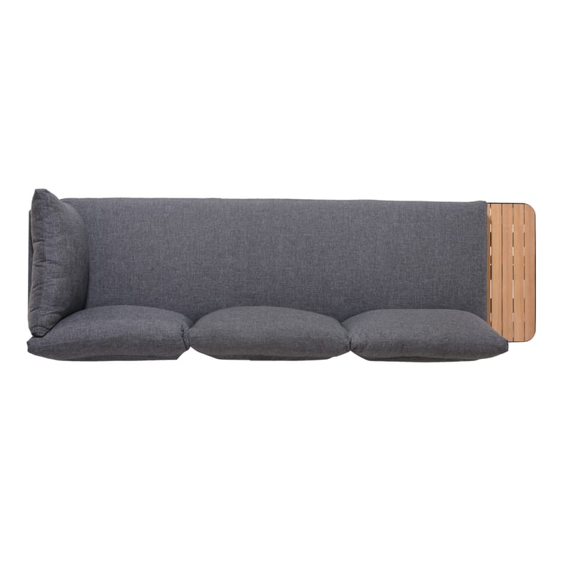 Portals Modulsofa Udendørs 3-personers - Sort - Havemøbler - Loungemøbler - Loungesofaer