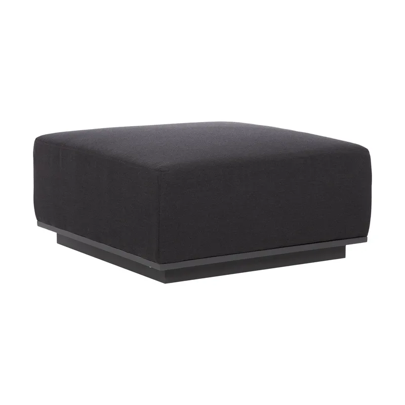 Puf HOME4YOU Fuller 83x83x42 cm mørkegrå, mørkegrå