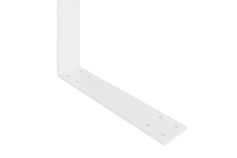 ryglæn til pallesofa 110 cm jern hvid - Hvid - Havemøbler - Loungemøbler - Moduler