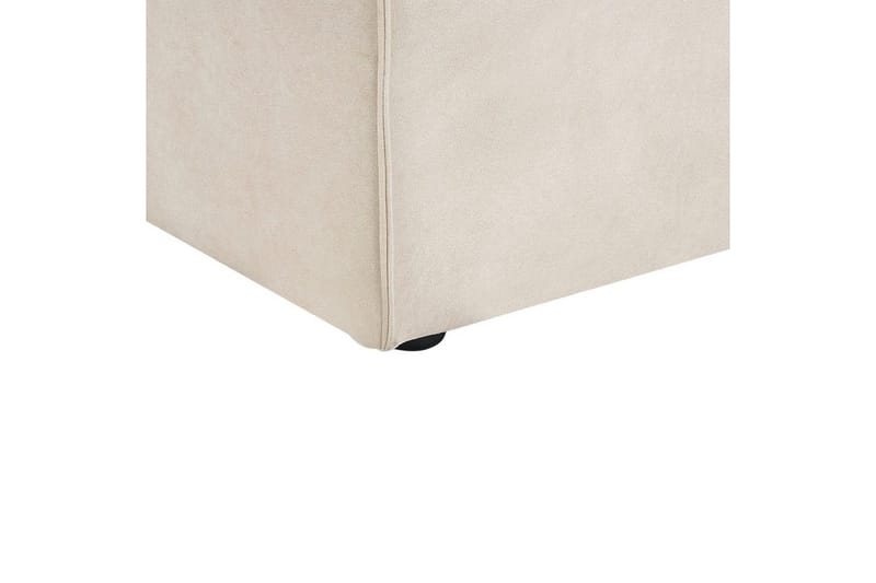Sittpuff Beliani Hellnar Beige - Havemøbler - Loungemøbler - Moduler