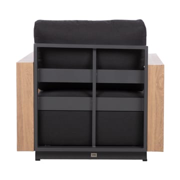 Sofamodul HOME4YOU Fuller 68x89x70,5 cm mørkegrå - Mørkegrå - Havemøbler - Loungemøbler - Moduler - Midtermodul havesofa