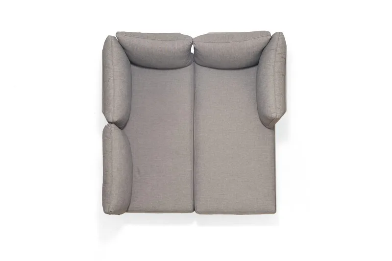 TOPAZ L-sofa 4-personers - Magnesiumgrå - Havemøbler - Loungemøbler - Loungesofaer