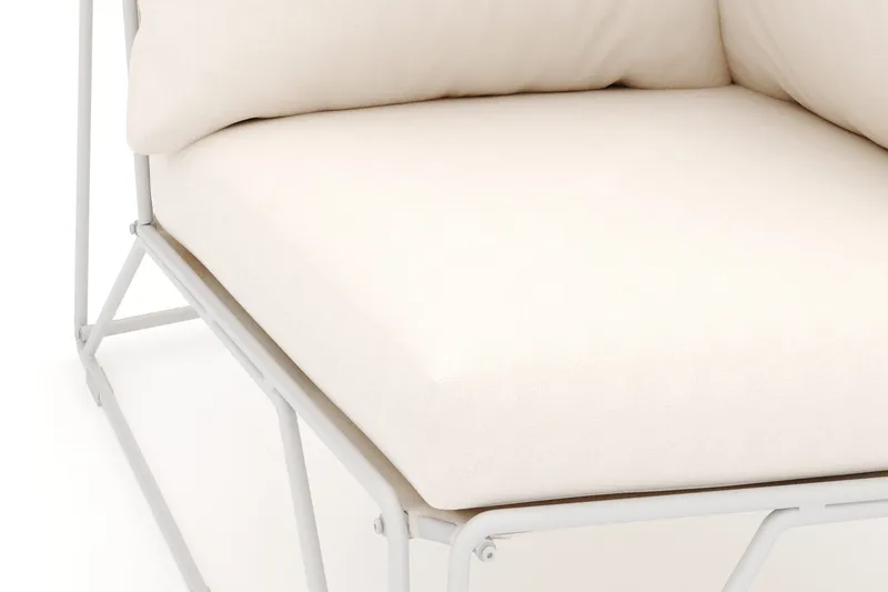 Usteryd Hjørnemodul Udendørs - Beige/Beige - Havemøbler - Loungemøbler - Moduler - Hjørnemodul havesofa