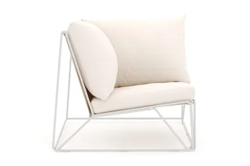 Usteryd Hjørnemodul Udendørs - Beige/Beige - Havemøbler - Loungemøbler - Moduler - Hjørnemodul havesofa