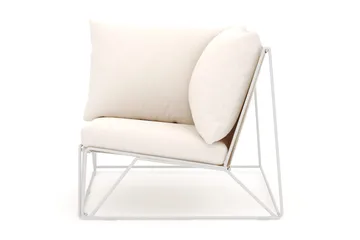 Usteryd Hjørnemodul Udendørs - Beige/Beige - Havemøbler - Loungemøbler - Moduler - Hjørnemodul havesofa