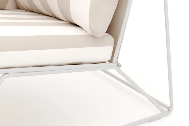 Usteryd Hjørnemodul Udendørs - Beige/Stribet - Havemøbler - Loungemøbler - Moduler - Hjørnemodul havesofa