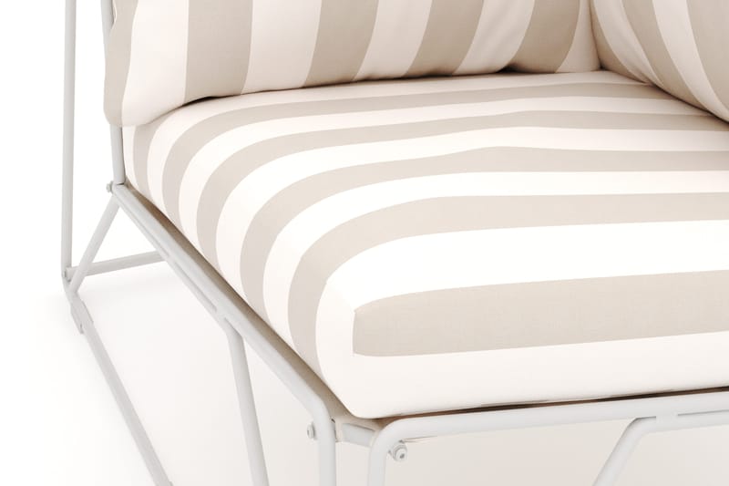 Usteryd Hjørnemodul Udendørs - Beige/Stribet - Havemøbler - Loungemøbler - Moduler - Hjørnemodul havesofa