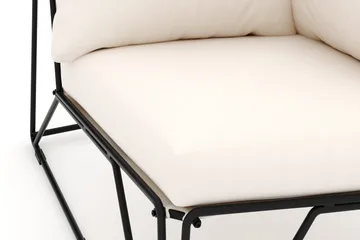 Usteryd Hjørnemodul Udendørs - Sort/Beige - Havemøbler - Loungemøbler - Moduler - Hjørnemodul havesofa