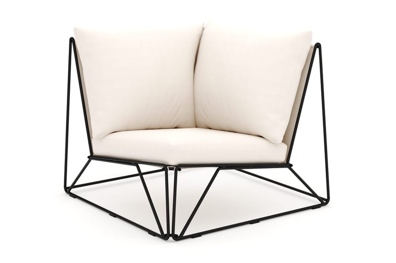 Usteryd Hjørnemodul Udendørs, Sort/Beige