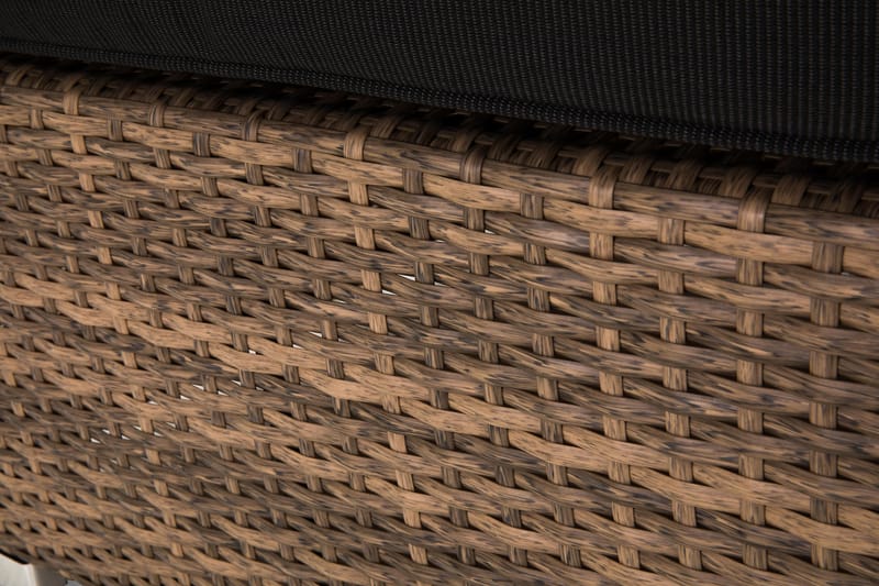Wisconsin Chaiselong/Bord Polyrattan/Sand - Hillerstorp - Havemøbler - Loungemøbler - Moduler