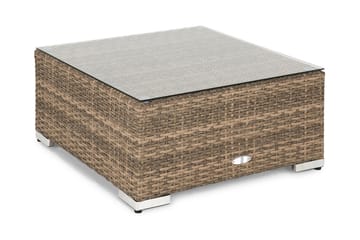 Wisconsin Chaiselong/Bord Polyrattan/Sand - Hillerstorp - Havemøbler - Loungemøbler - Moduler