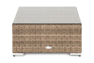 Wisconsin Chaiselong/Bord Polyrattan/Sand - Hillerstorp - Havemøbler - Loungemøbler - Moduler