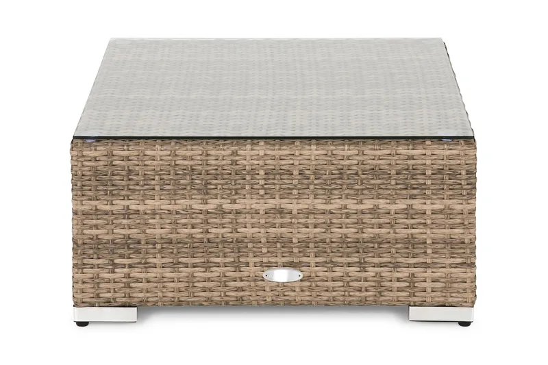 Wisconsin Chaiselong/Bord Polyrattan/Sand - Hillerstorp - Havemøbler - Loungemøbler - Moduler