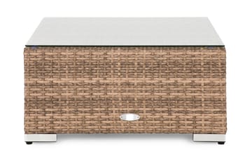 Wisconsin Chaiselong/Bord Polyrattan/Sand - Hillerstorp - Havemøbler - Loungemøbler - Moduler