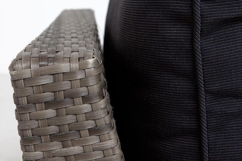 Wisconsin Midtermodul Polyrattan/Grå/Brun - Hillerstorp - Havemøbler - Loungemøbler - Moduler - Midtermodul havesofa