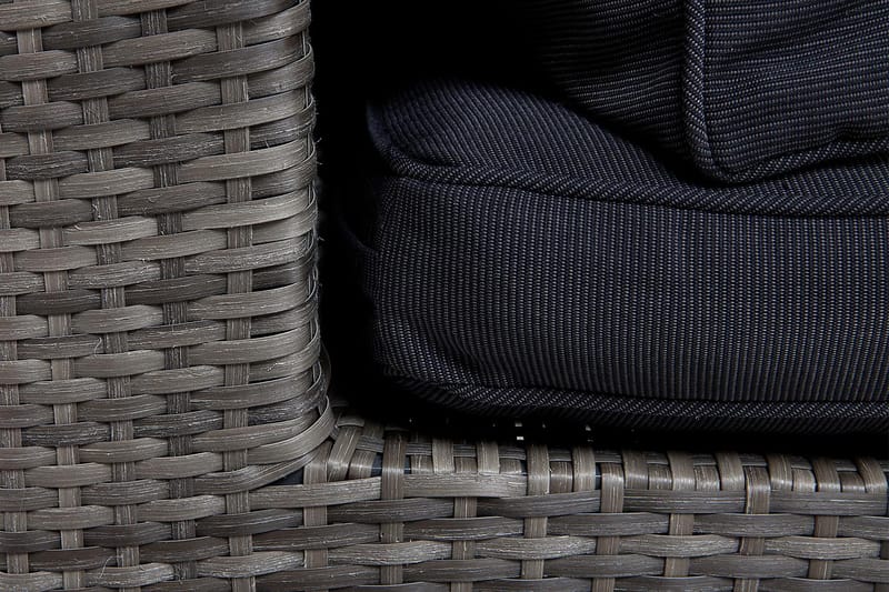 Wisconsin Midtermodul Polyrattan/Grå/Brun - Hillerstorp - Havemøbler - Loungemøbler - Moduler - Midtermodul havesofa