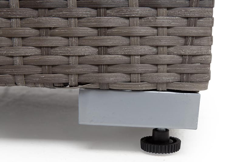 Wisconsin Midtermodul Polyrattan/Grå/Brun - Hillerstorp - Havemøbler - Loungemøbler - Moduler - Midtermodul havesofa