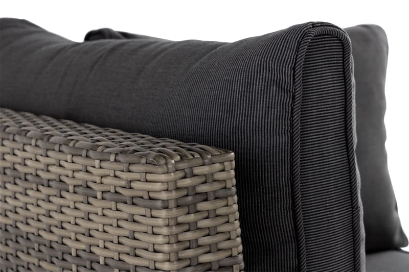 Wisconsin Premium Hjørnedel Polyrattan/Grå/Brun - Havemøbler - Loungemøbler - Moduler - Hjørnemodul havesofa
