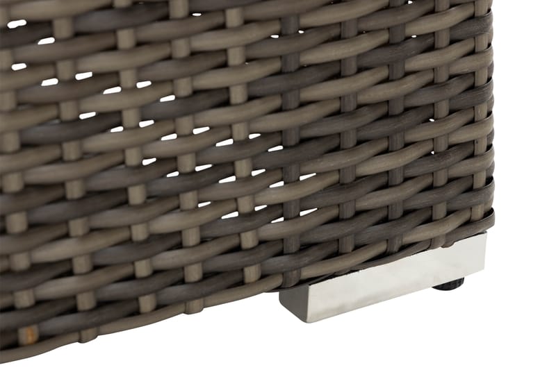 Wisconsin Premium Hjørnedel Polyrattan/Grå/Brun - Havemøbler - Loungemøbler - Moduler - Hjørnemodul havesofa