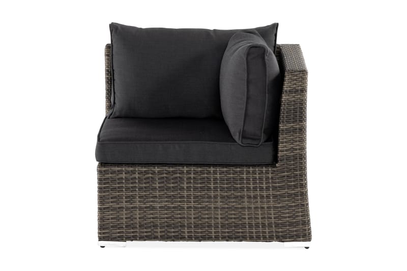 Wisconsin Premium Hjørnedel Polyrattan/Grå/Brun - Havemøbler - Loungemøbler - Moduler - Hjørnemodul havesofa