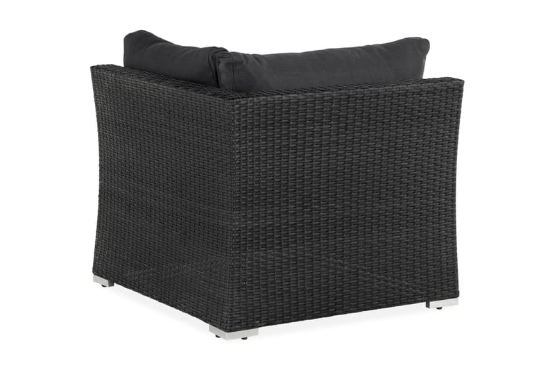 Wisconsin Premium hjørne del sort - Sort - Havemøbler - Loungemøbler - Moduler - Hjørnemodul havesofa