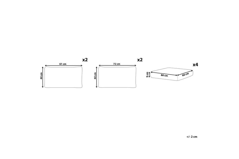 Pudebetræk Noto - Havemøbler - Loungemøbler - Betrækpakker loungemøbler