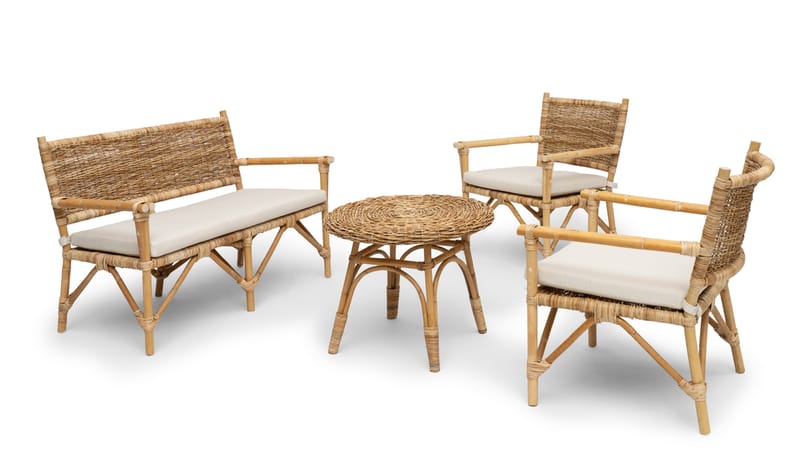 Sofa Hillerstorp Vindö - Brun - Havemøbler - Loungemøbler - Loungesofaer