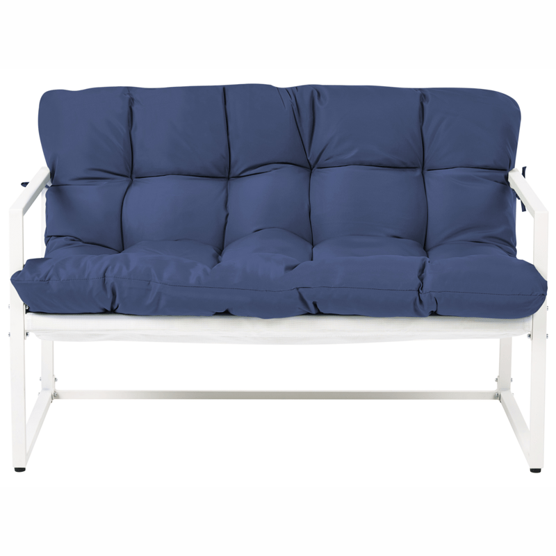 Sofagruppe udendørs med bord 4-personers Garda - Blå/Hvid - Havemøbler - Loungemøbler - Sofagrupper udendørs