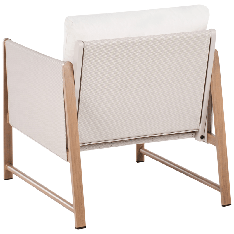 Sofagruppe udendørs med bord og fodskammel 5-personers Nola - Beige/Brun - Havemøbler - Loungemøbler - Sofagrupper udendørs