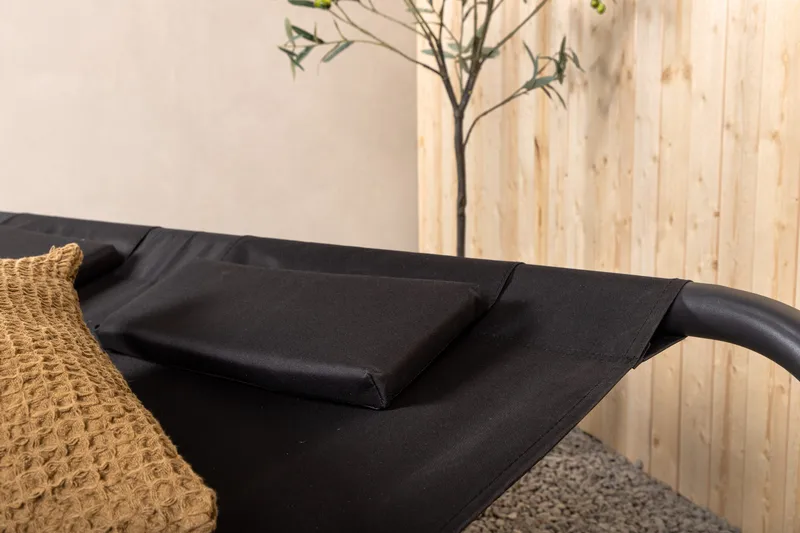 Gordo Solbädd - Sort - Havemøbler - Havestole - Solseng & solvogn