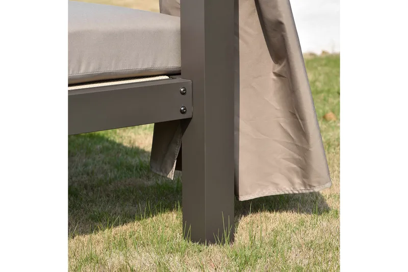 Marokko solseng - Mørkebrun/Beige - Havemøbler - Loungemøbler - Solseng