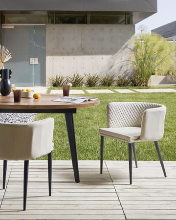 Stol udendørs Limasson - Beige/Sort - Havemøbler - Balkon - Balkonmøbler - Altanstole