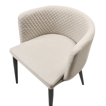 Stol udendørs Limasson - Beige/Sort - Havemøbler - Balkon - Balkonmøbler - Altanstole