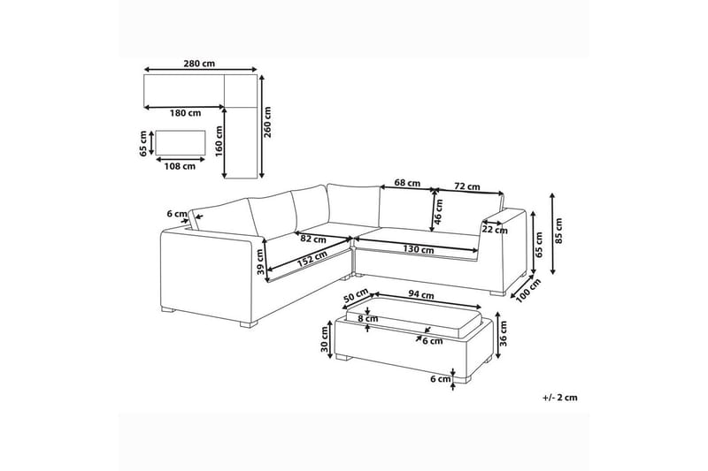 Udendørsgruppe Rinella - Havemøbler - Loungemøbler - Loungesofaer