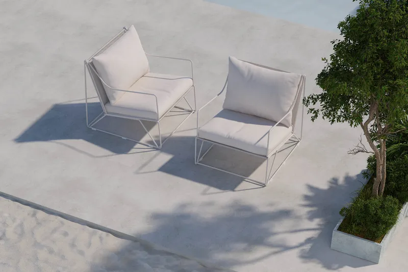 Usteryd 2-personers Loungesofa - Havemøbler - Balkon - Balkonmøbler - Altanbænke