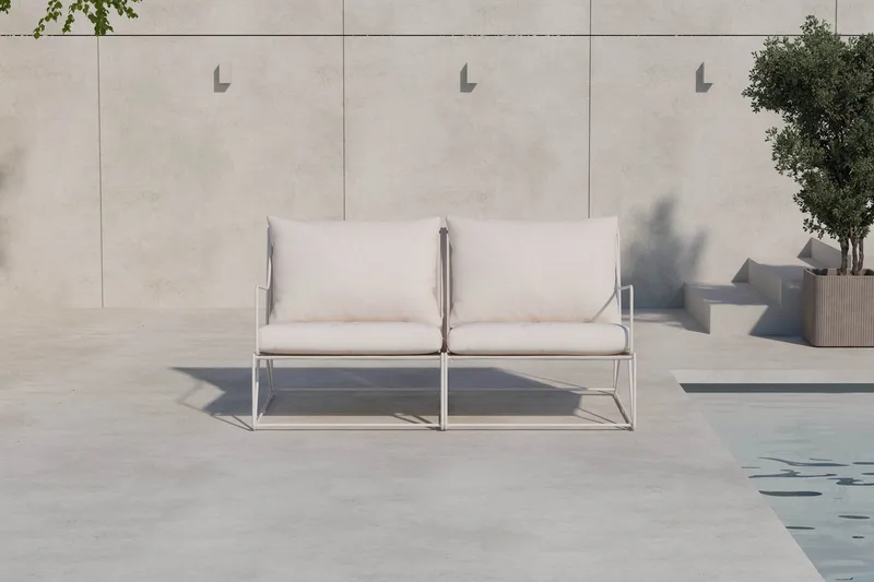 Usteryd 2-personers Loungesofa - Havemøbler - Balkon - Balkonmøbler - Altanbænke