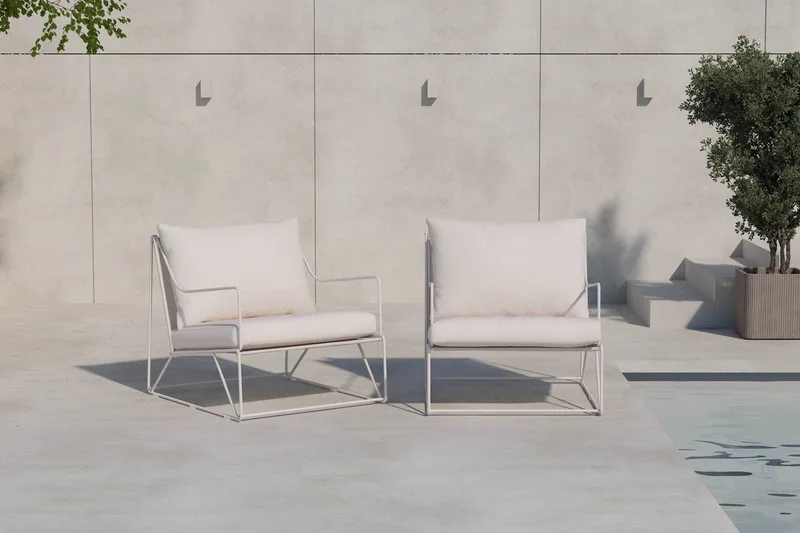 Usteryd 2-personers Loungesofa - Havemøbler - Balkon - Balkonmøbler - Altanbænke