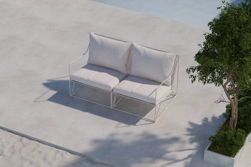 Usteryd 2-personers Loungesofa - Havemøbler - Loungemøbler - Loungesofaer