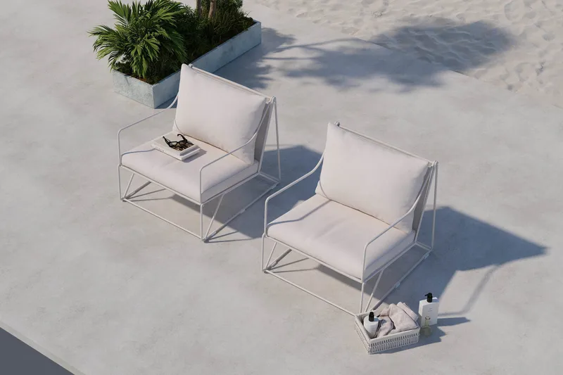 Usteryd 2-personers Loungesofa - Havemøbler - Balkon - Balkonmøbler - Altanbænke