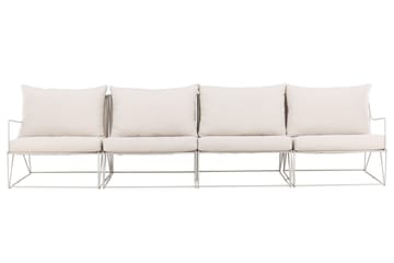 Usteryd 4-personers loungesofa - Beige - Havemøbler - Loungemøbler - Loungesofaer