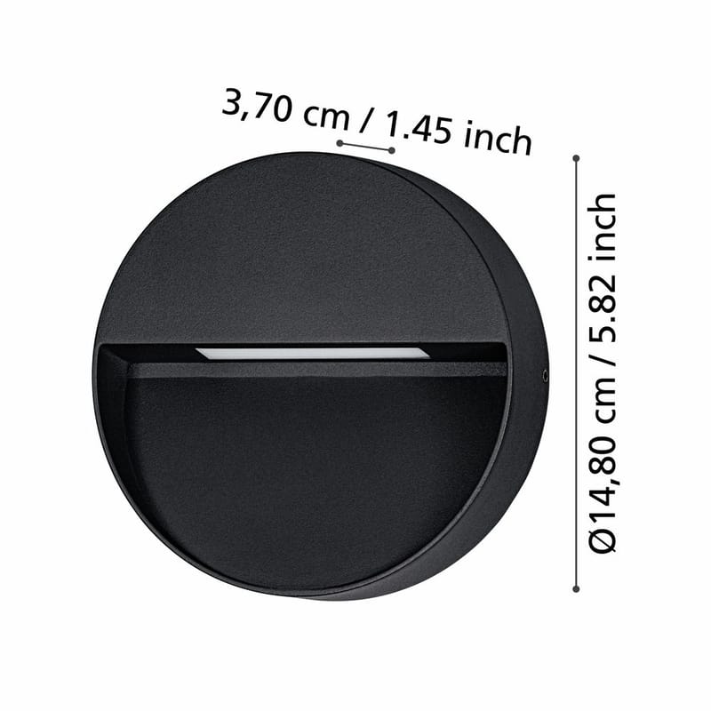 Væglampe Udendørsbelysning Maruggio 150 mm - 15 cm - Havemøbler - Loungemøbler - Betrækpakker loungemøbler