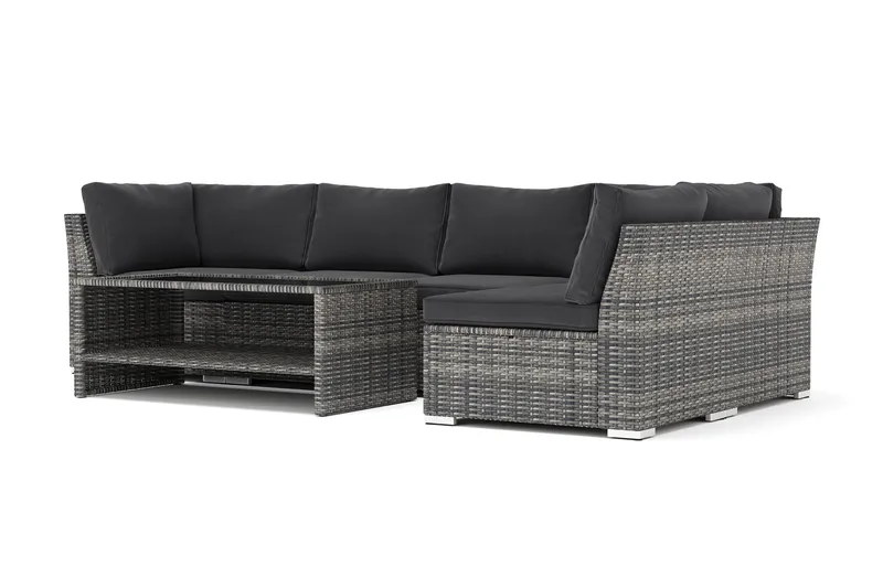 Wisconsin udendørs chaiselongsofa 5-personers vendbar - Grå - Have - Udendørs miljø - Altan & terrasse - Altanmøbler