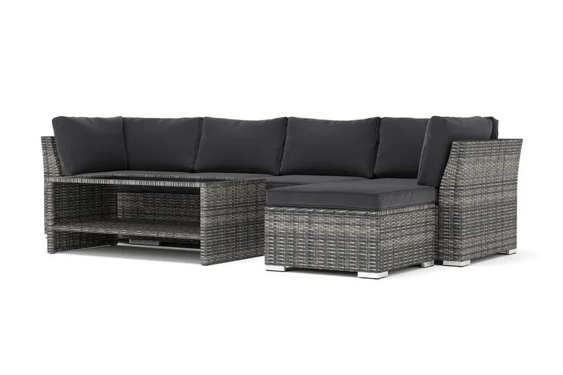 Wisconsin udendørs chaiselongsofa 5-personers vendbar, Grå